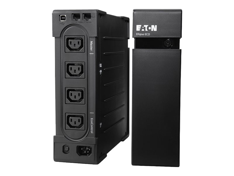 Eaton Ellipse ECO 650 USB IEC - USV (in Rack montierbar/extern) - Wechselstrom 230 V - 400 Watt - 650 VA - USB