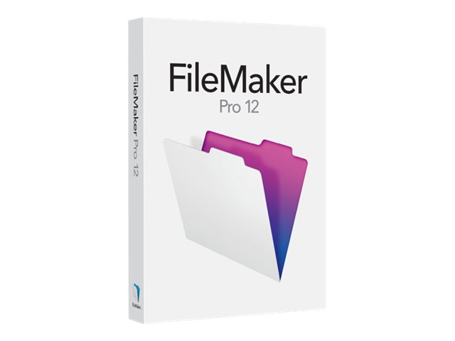 FileMaker Pro (v. 12) - box pack (version upgrade) - 1 user - H6317Z/A ...