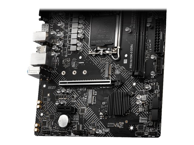 MSI PRO H610M-G DDR4 - základní deska - mikro ATX - zásuvka LGA1700 - H610 – foto 9