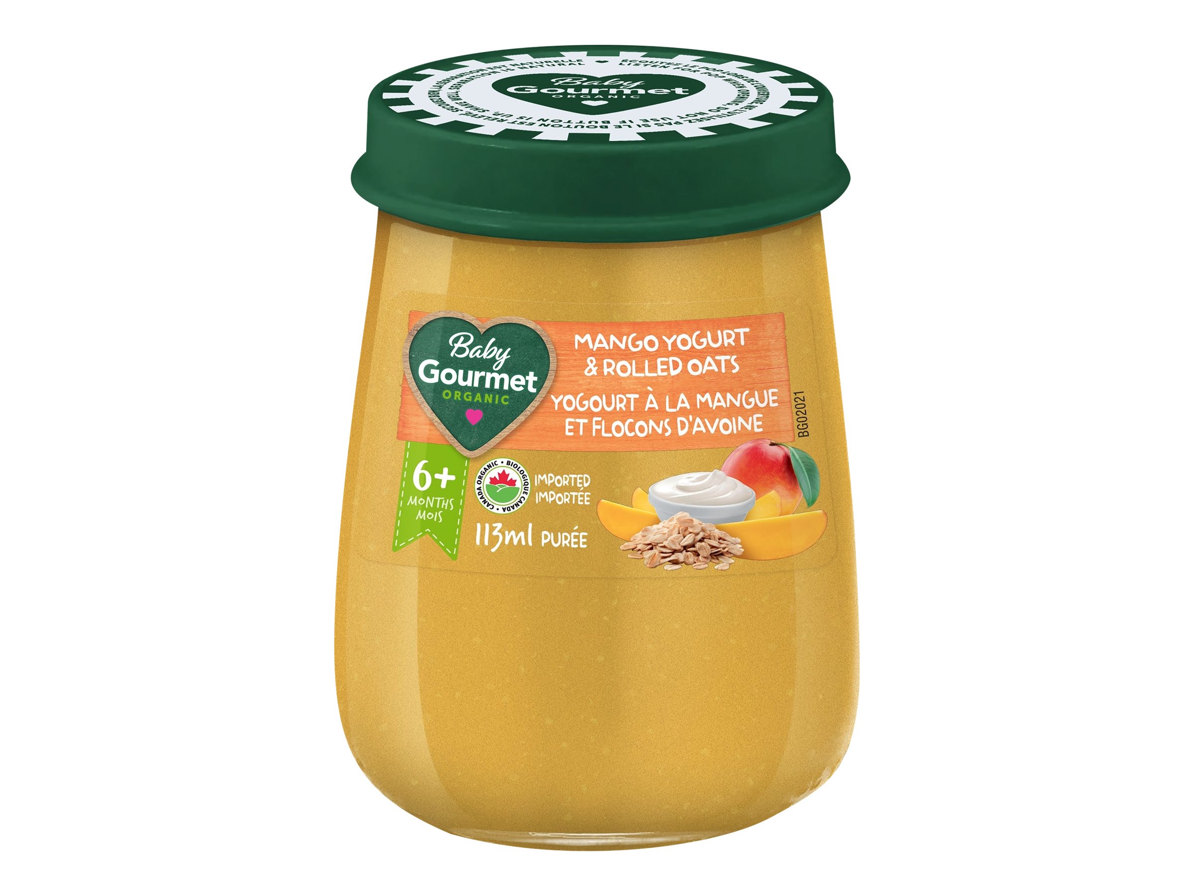 Baby Gourmet Puree - Mango Yogurt & Rolled Oats - 113ml