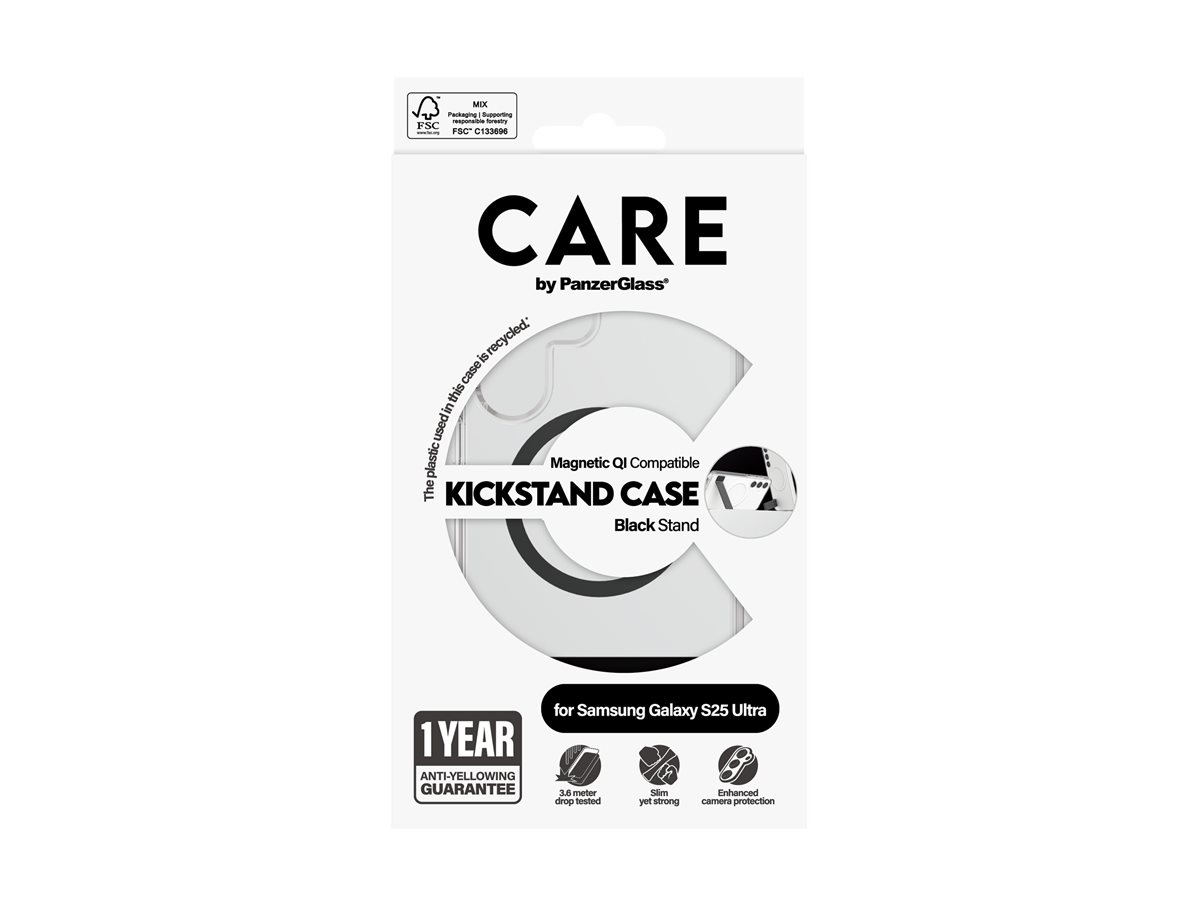 PanzerGlass CARE Samsung Galaxy S25 Ultra KickStand Black QI – foto 5