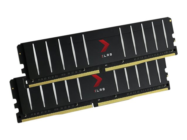 XLR8 DDR4 kit 16 GB: 2 x 8 GB DIMM 288-pin / PC4-25600 Product shot Left-angle 79300