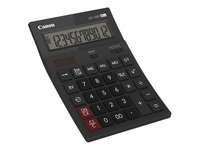 Canon AS-1200 - Desktop calculator - 12 digits - solar panel, battery - dark grey