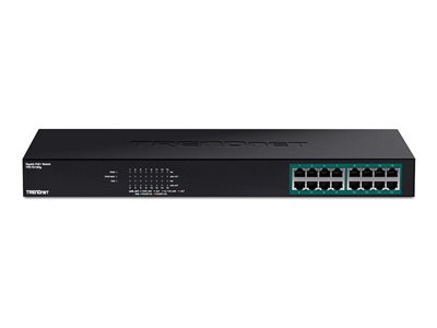 TRENDnet TPE TG160G - switch - 16 ports - rack-mountable - TAA