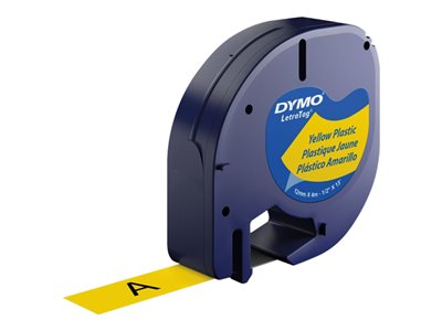 1/2INCH (12 MM) PLASTIC LETRATAG TAPE