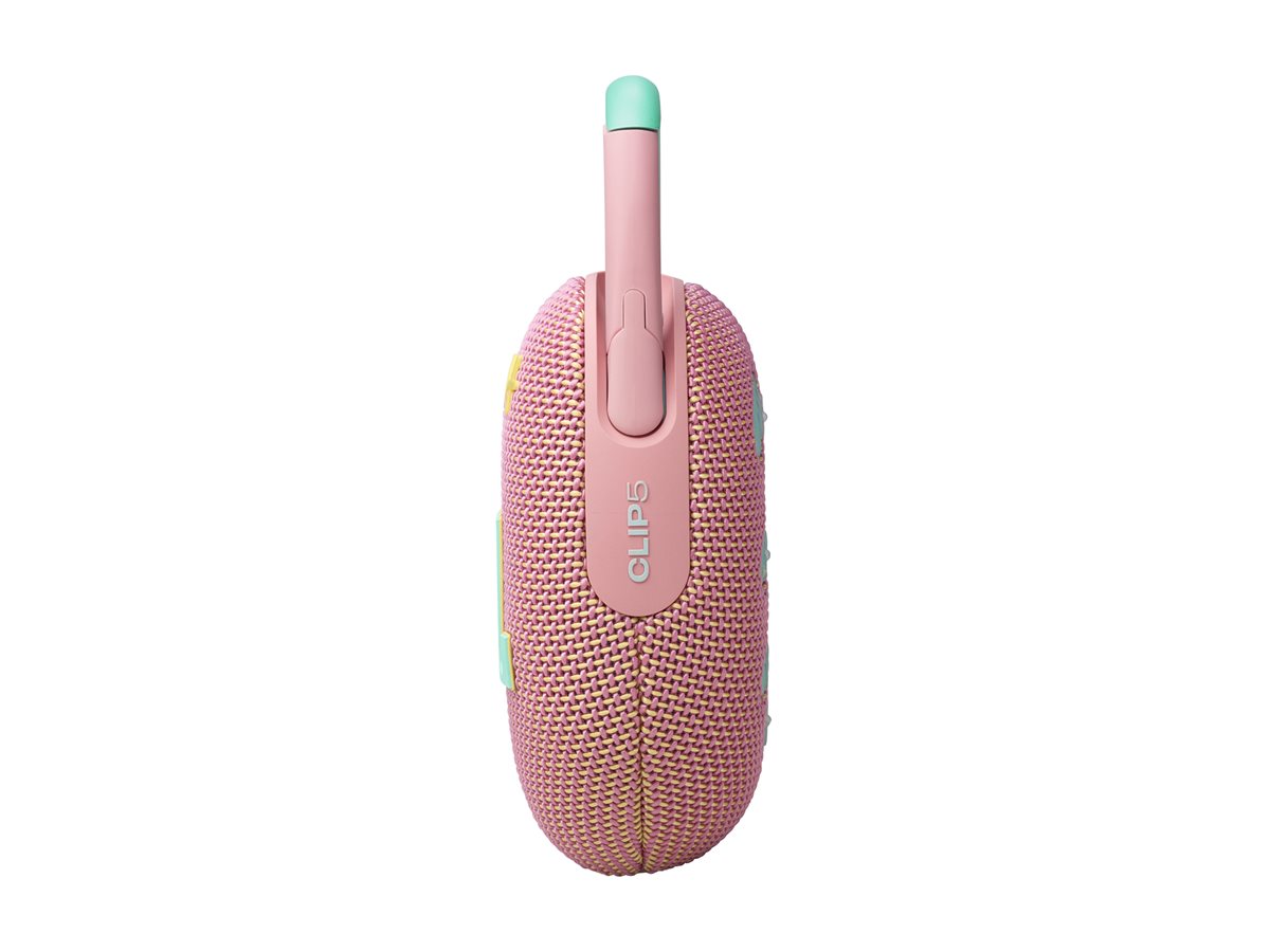 JBL Clip 5 Portable Bluetooth Speaker - Pink - JBLCLIP5PINKAM