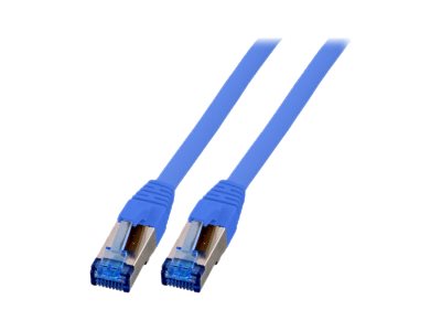 EFB RJ45 Patchkabel S/FTP,Cat.6A,Cat7 TPE superflex,0.5m,bl