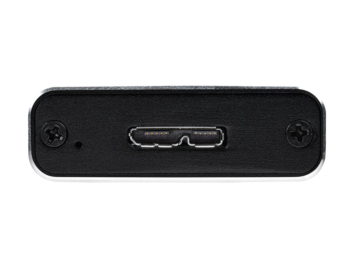 StarTech.com M.2 SSD Enclosure for M.2 SATA SSDs - USB 3.1 (10Gbps) with USB-C Cable - External Enclosure for USB-C Host - Aluminum (SM21BMU31C3) - kryt úložiště - SATA 6Gb/s - USB 3.1 (Gen 2) – foto 4