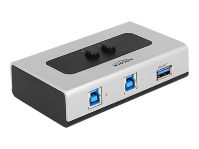 DELOCK USB3.0 Switch 2 Eingänge -> 1 Ausgang bidirekt Switche