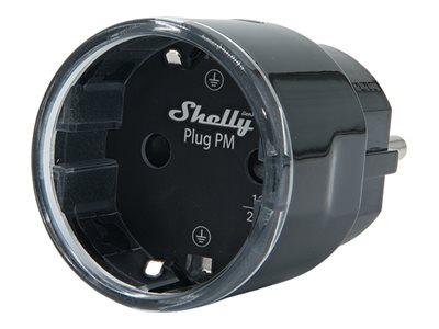 SHELLY Plug PM Gen3 Black Plug FG3800238072728