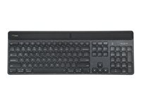 Targus EcoSmart - keyboard - sustainable energy harvesting full size - QWERTY - Spanish - black Input Device