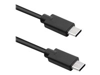 Qoltec USB 2.0 USB Type-C kabel 3m Sort
