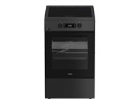 Whirlpool Antracit Elektrisk ovn 60liter Komfur Induktionskogeplade