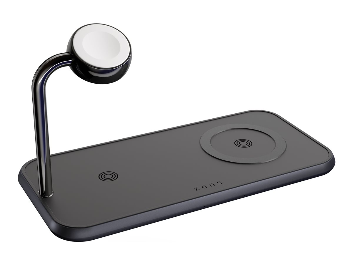 Zens Dual+Watch Alu MagSafe Wireless Charger black