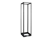 Eaton Tripp Lite Series 45U 4-Post Open Frame Rack Cabinet Square Holes 1000lb Capacity