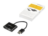 Startech DisplayPort to HDMI VGA Adapter, DisplayPort 1.2 HBR2 to HDMI 2.0 (4K 60Hz) or VGA 1080p Converter Dongle, DP to HDM