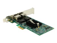 DeLock PCI Express Card > 2 x  LAN Netværksadapter PCI Express 2.0 x1 1Gbps
