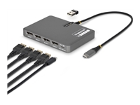 StarTech.com - Station d'accueil - USB-C / Displayport - 4 x DP 