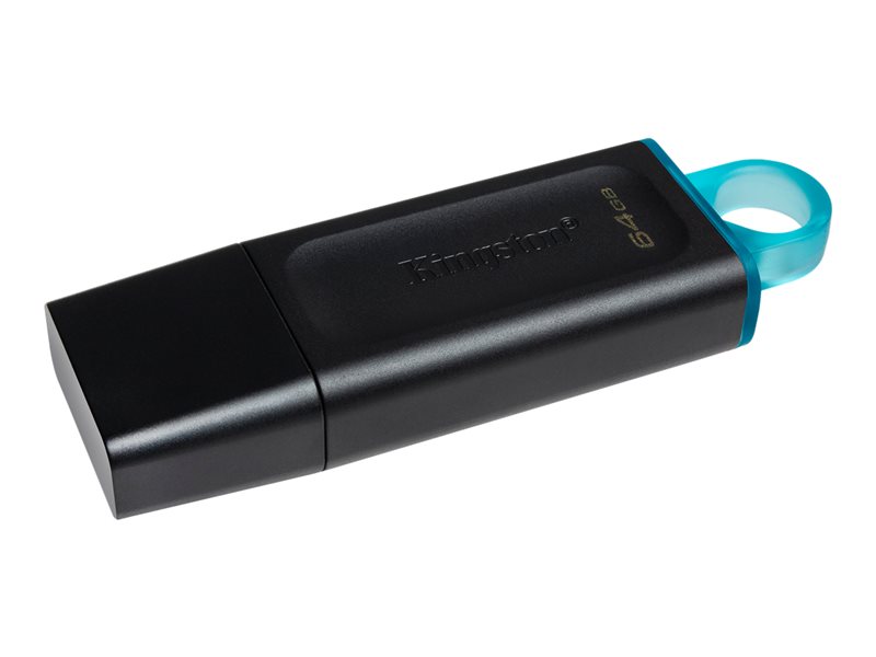 KINGSTON 64Go USB3.2 Gen1 DT Bk+Teal