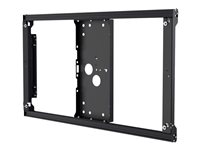 Vogel's POW 1601 mounting kit - angled - for LCD display - outdoor - black