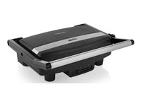 Tristar GR-2856, Sort, Rustfrit stål, Acrylonitrilbutadienstyren, Bakelit, Rektangulær, 280 x 190 mm, Kina, 1500 W