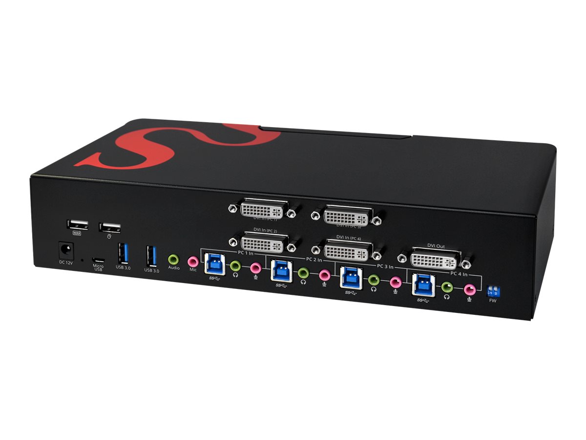 SIIG 4 Port DVI Dual Link Smart Console KVM Switch - Thumbnail 2