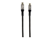 Cablexpert Premium USB4 Gen3x2 USB Type-C kabel 1.5m Sort