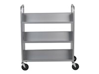 Bretford Duro Series Booktruck Trolley 6 shelves steel grass
