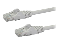 StarTech.com 12ft CAT6 Ethernet Cable, 10 Gigabit Snagless RJ45 650MHz 100W PoE Patch Cord, CAT 6 10GbE UTP Network Cable w/Strain Relief, White, Fluke Tested/Wiring is UL Certified/TIA - Category 6 - 24AWG (N6PATCH12WH)