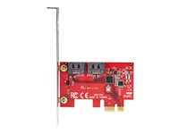 Startech SATA PCIe Card, 2 Port PCIe SATA Expansion card, 6Gbps SATA Card, Full/Low Profile, PCI Express to SATA Adapter, ASM