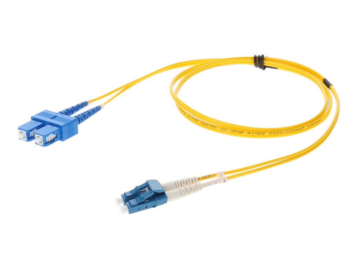 AddOn 8m LC to SC OS1 Yellow Patch Cable