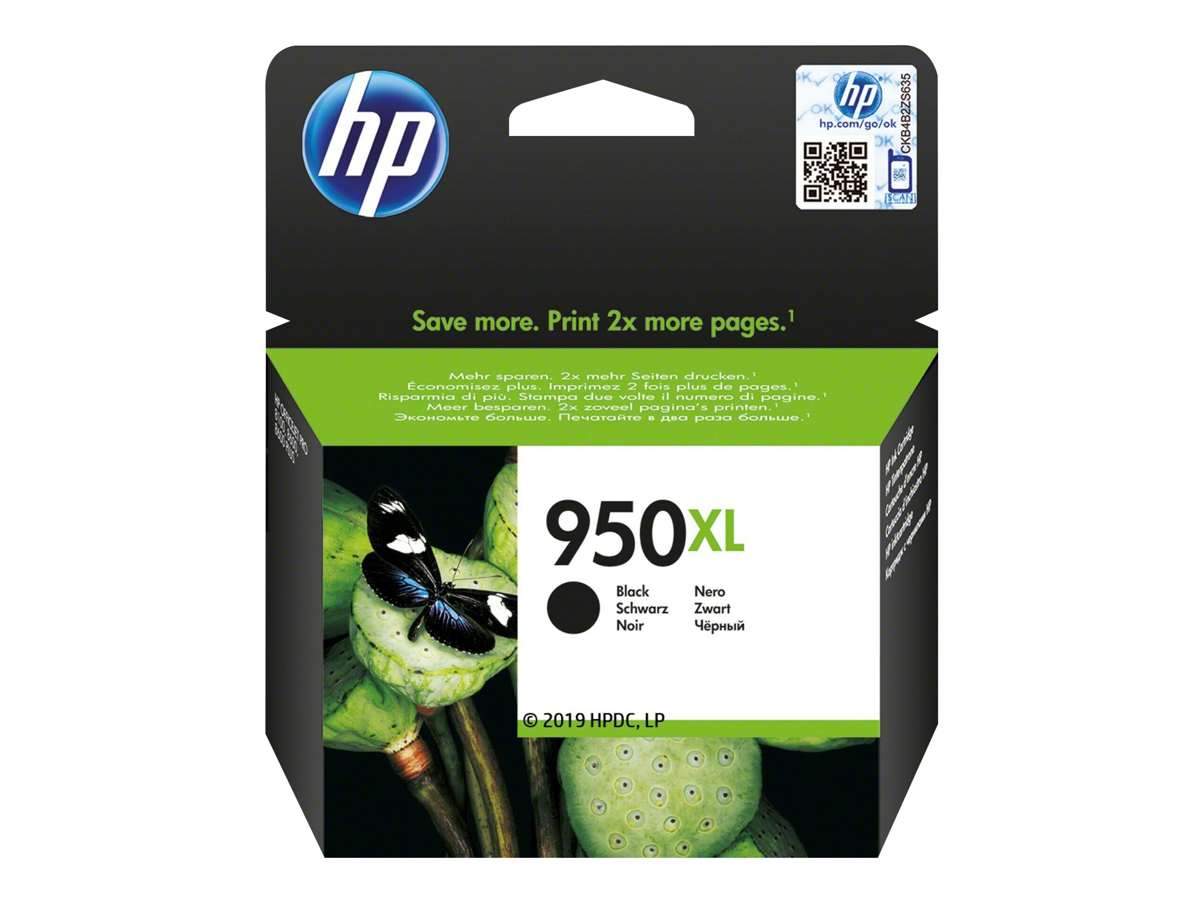 HP 950XL ink black Blister