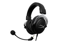 HyperX CloudX Gaming Headset full size wired 3.5 mm jack black, silver 