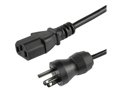 thumbnail image 2 of 10ft (3m) Heavy Duty Power Cord, NEMA 5-15P To C13 AC 2 of 12