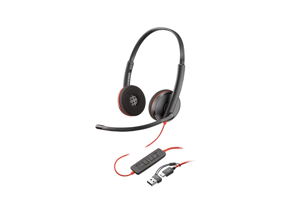 Poly Blackwire 3225 Stereo USB-C Headset +3.5mm Plug +USB-C/A Adapter (Bulk) – foto 2