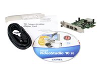 StarTech.com 3 Port 2b 1a Low Profile 1394 PCI Express FireWire Card ...