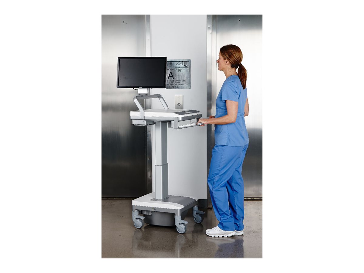 Humanscale V7 Computer Humanscale TouchPoint T7 Powered PC Gantry with UFEA and PC Work ...