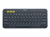 Logitech K380 Multi-Device Bluetooth Keyboard - Keyboard - Bluetooth - UK - black
