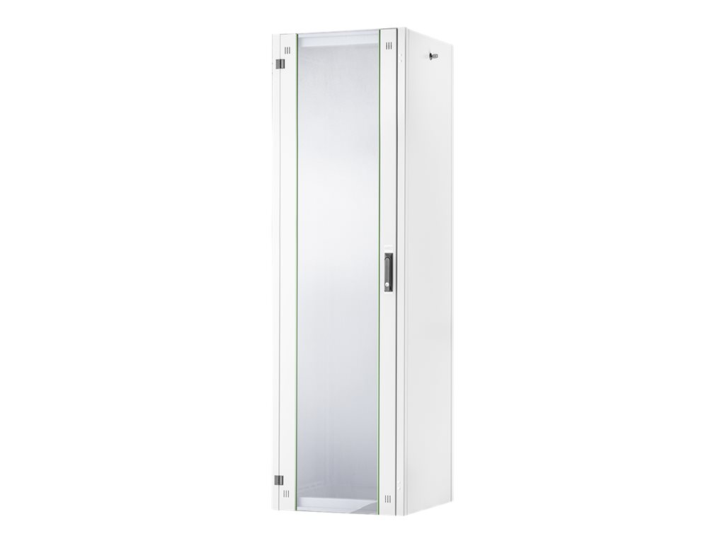 DIGITUS Network Cabinet Hyper 19inch 42U rack 600x600 600kg assembled front glass door grey