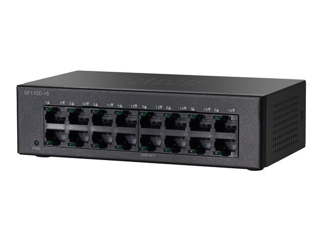 Image of Cisco Small Business SF110D-16 - switch - 16 ports - unmanaged