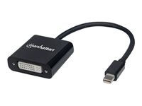 Manhattan Adapter Mini DisplayPort han -> 24+5 pin kombineret DVI hun Sort
