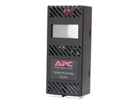 APC - Temperature & humidity sensor - black - for P/N: AR106SH4, AR106SH6, AR106V, AR106VI, AR109SH4, AR109SH6, AR112SH4, AR112SH6, AR3106SP