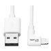 Eaton Tripp Lite Series USB-A to Right-Angle Lightning Sync/Charge Cable, MFi Certified