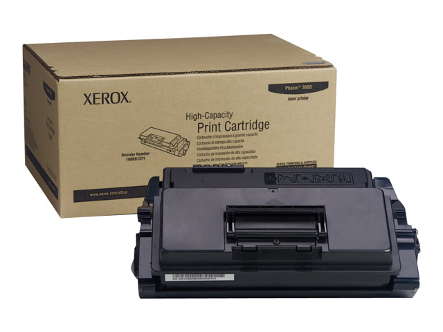 Image of Xerox Phaser 3600 - high capacity - black - original - toner cartridge