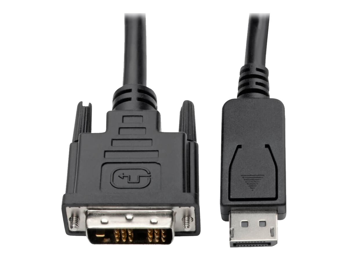 Tripp Lite DisplayPort to DVI-D Adapter Cable DP w/ Latches M/M 1080p 15ft DP to DVI