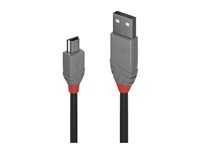 C ble USB 2.0 type A vers Mini-B, Anthra Line, 5m