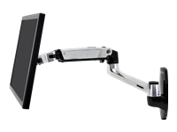 Ergotron LX - Kit de montage (support mural, bras pour moniteur) - pour Écran LCD - aluminium 