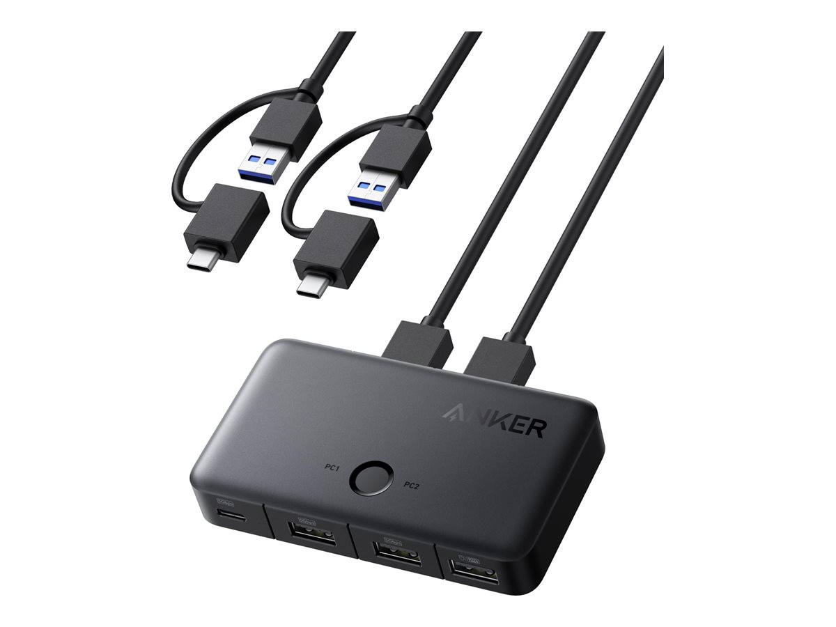 Anker - Hub - 2 x SuperSpeed USB 3.0 + 2 x USB 2.0 + 1 x USB-C