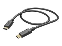 Hama Basic Line USB 2.0 USB Type-C kabel 1m Sort