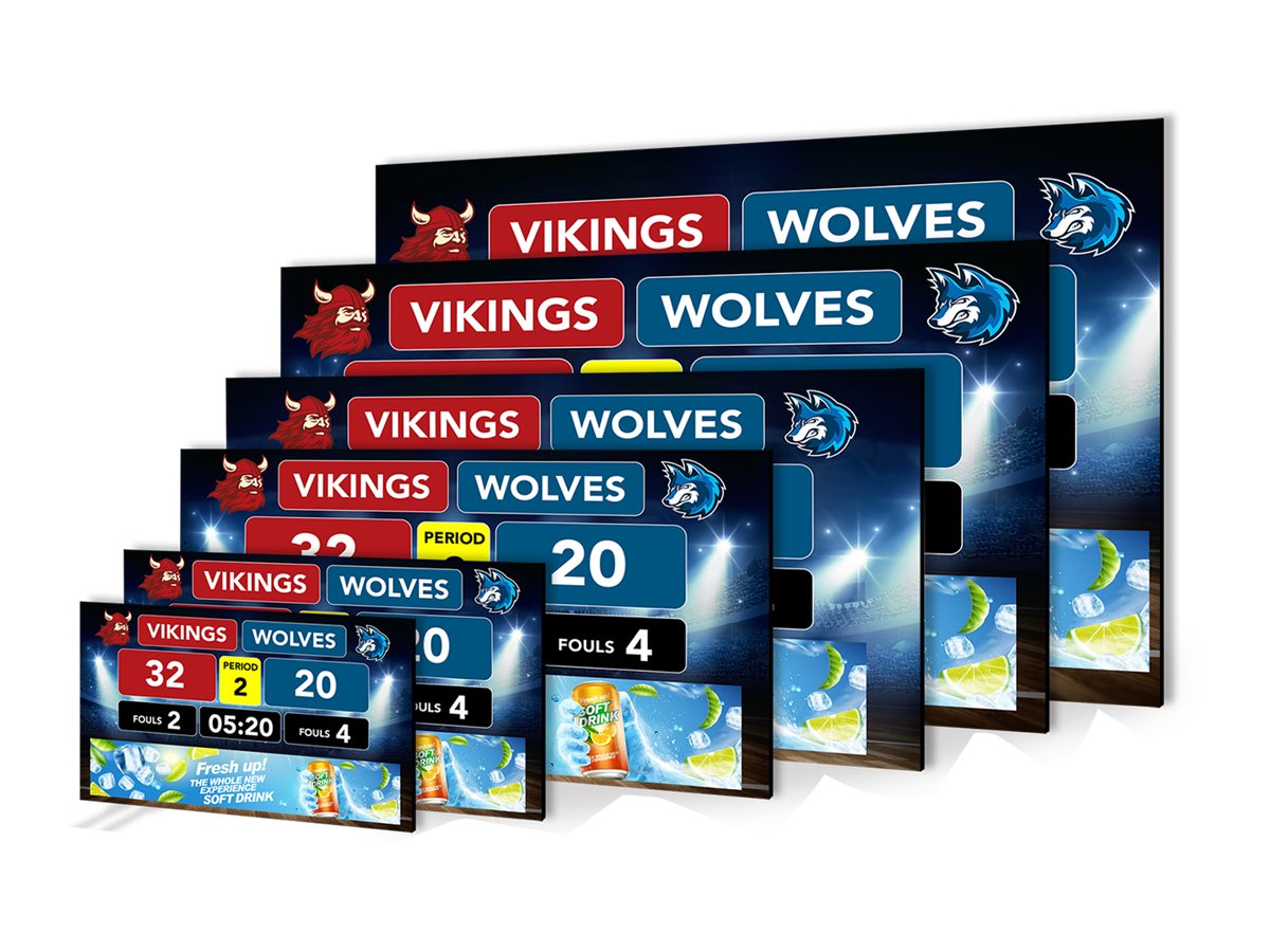 Planar SBI-16x9 - Scoreboard Complete Series LED video wall